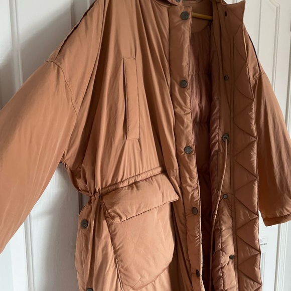 Free People Jackets & Blazers - Free People Bronze Duvet Puffer Coat Jacket - NWT
